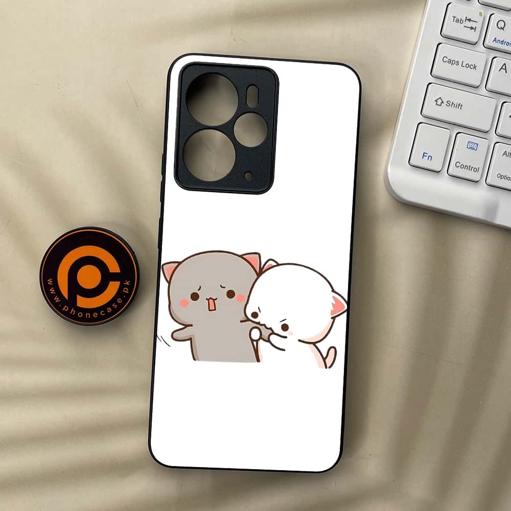 Realme 14T 5G - Cute BuBu DuDu Series - Premium Metal Printed soft Bumper Shock Proof Case