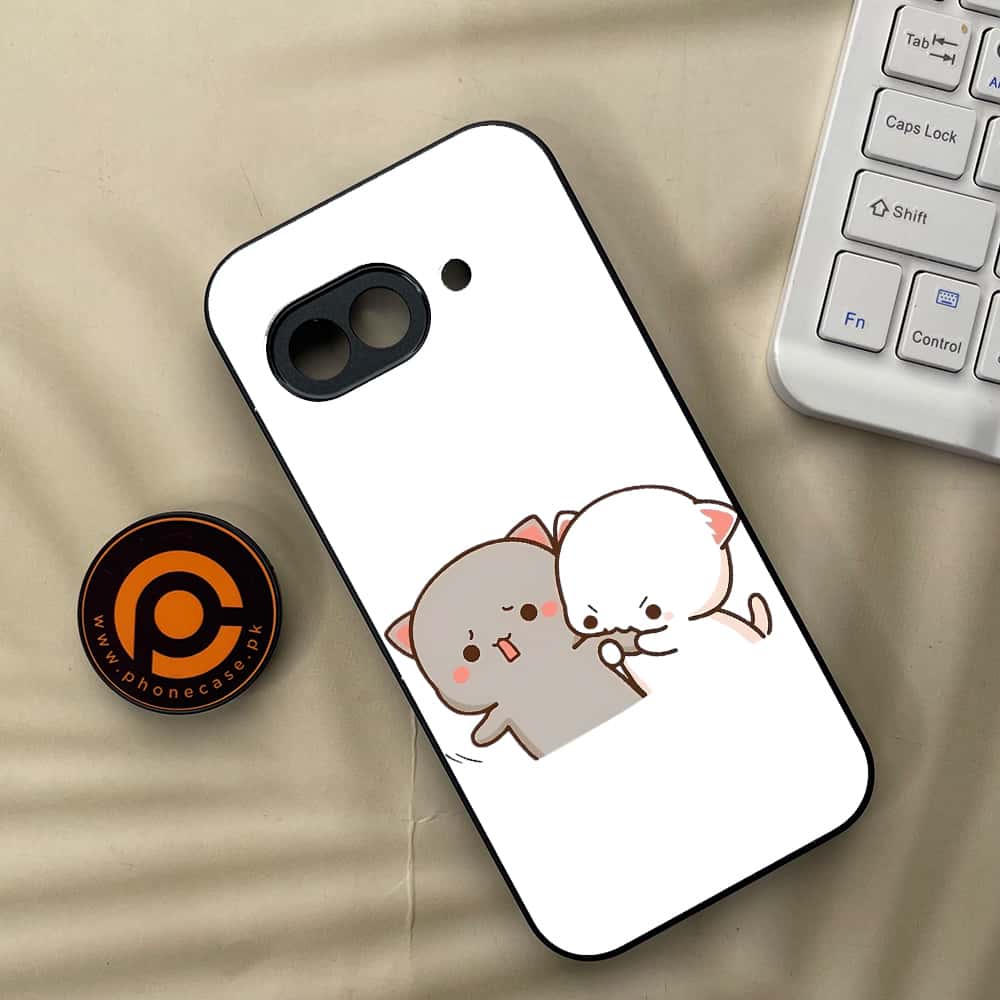 Google Pixel 9a - Cute BuBu DuDu Series - Premium Metal Printed soft Bumper Shock Proof Case