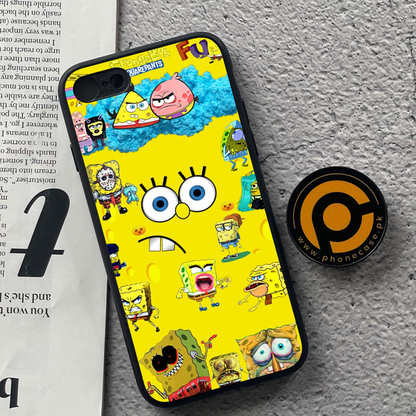 iPhone 7/8 - Cute Emoji - Premium Metal  Printed soft Bumper shock Proof Case