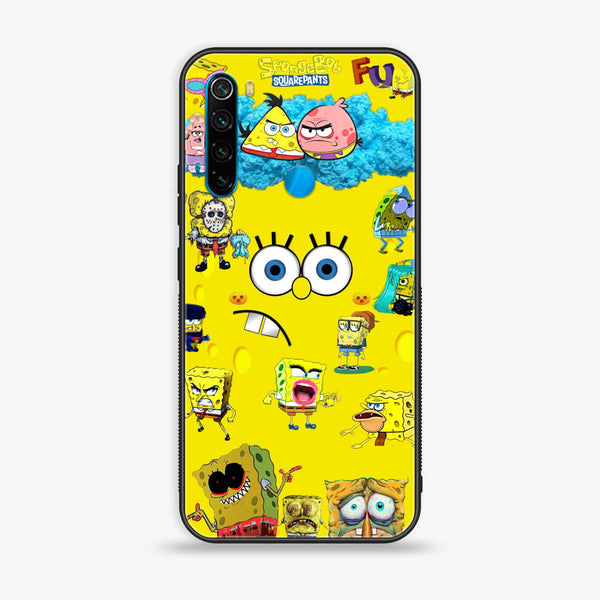 Xiaomi Redmi Note 8 - Cute Emoji - Premium Printed Glass soft Bumper Shock Proof Case CS-23515