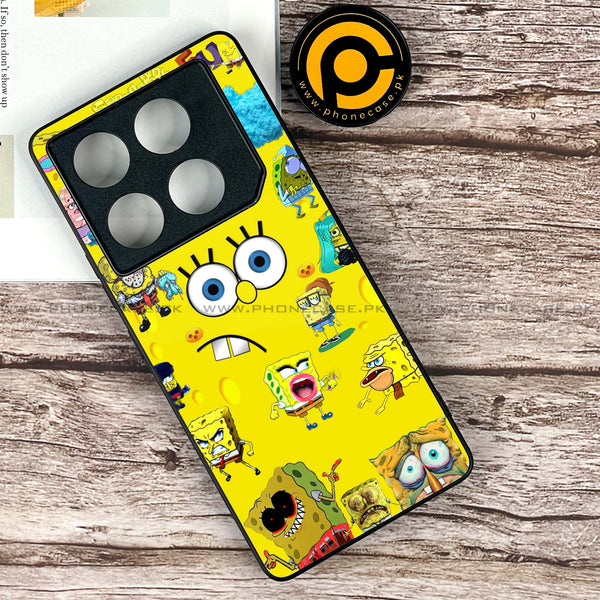 Infinix GT 20 Pro - Cute Emoji -  Premium Printed Metal soft Bumper shock Proof Case