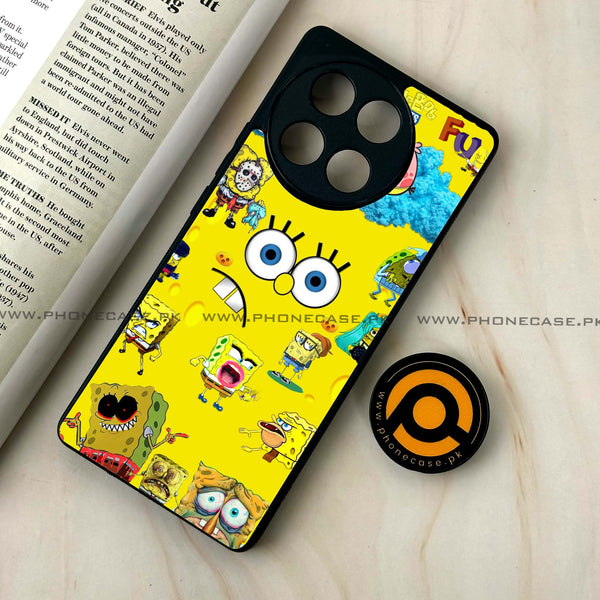 Tecno Camon 30s - Cute Emoji - Premium Metal Printed soft Bumper shock Proof Case  CS-39044