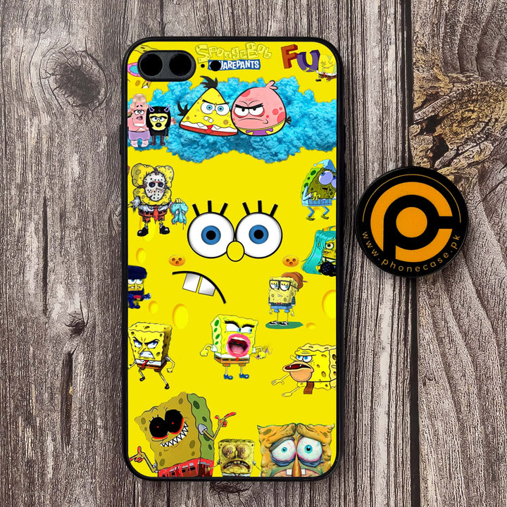 iPhone 8 Plus - Cute Emoji - Premium Metal Printed soft Bumper shock Proof Case