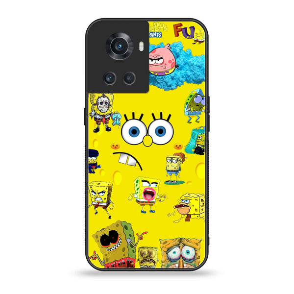 ONEPLUS ACE 5G - Cute Emoji -  Premium Printed Metal soft Bumper shock Proof Case