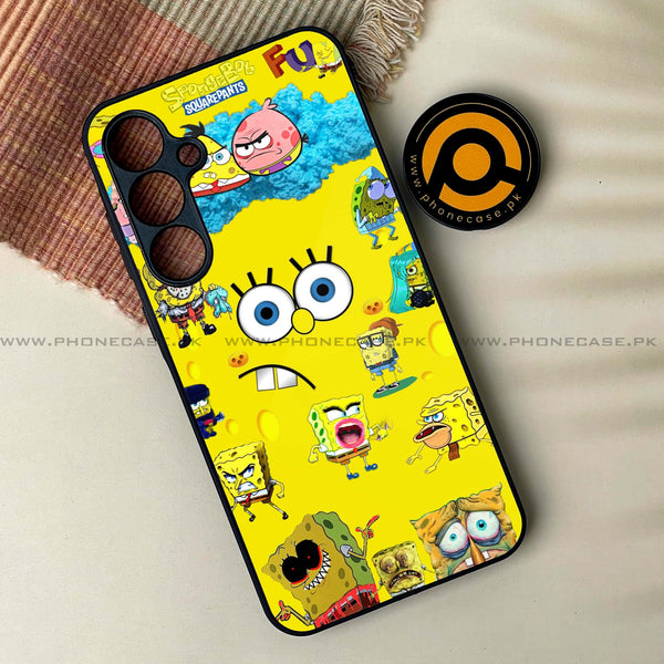 Galaxy A55 5G - Cute Emoji -  Premium Printed Metal soft Bumper shock Proof Case CS-21450