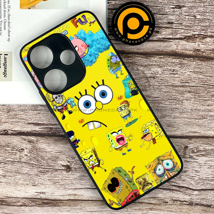 Xiaomi Redmi 13 - Cute Emoji -  Premium Printed Metal soft Bumper shock Proof Case