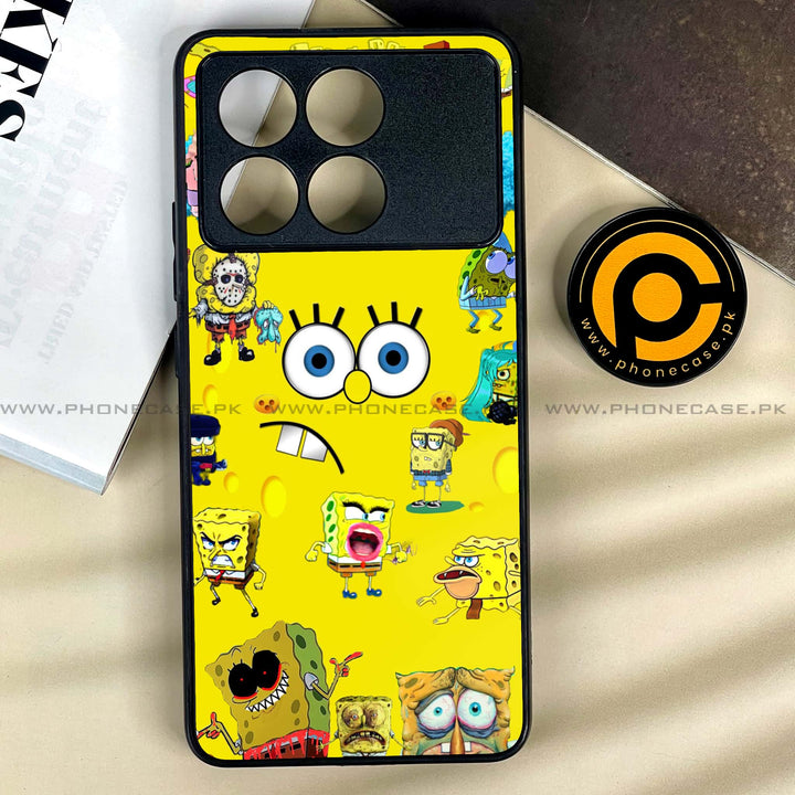 Xiaomi Poco X6 Pro 5G - Cute Emoji -  Premium Printed Metal soft Bumper shock Proof Case