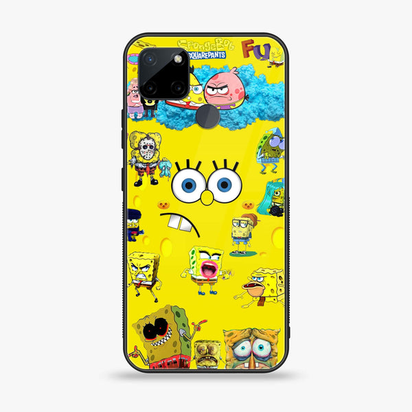 Realme C21Y - Cute Emoji -  Premium Printed Metal soft Bumper shock Proof Case