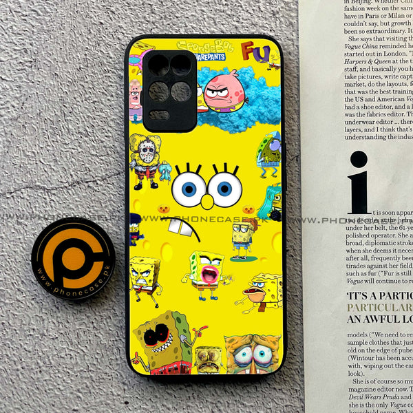 Realme Narzo 30 5G - Cute Emoji -  Premium Printed Metal soft Bumper shock Proof Case