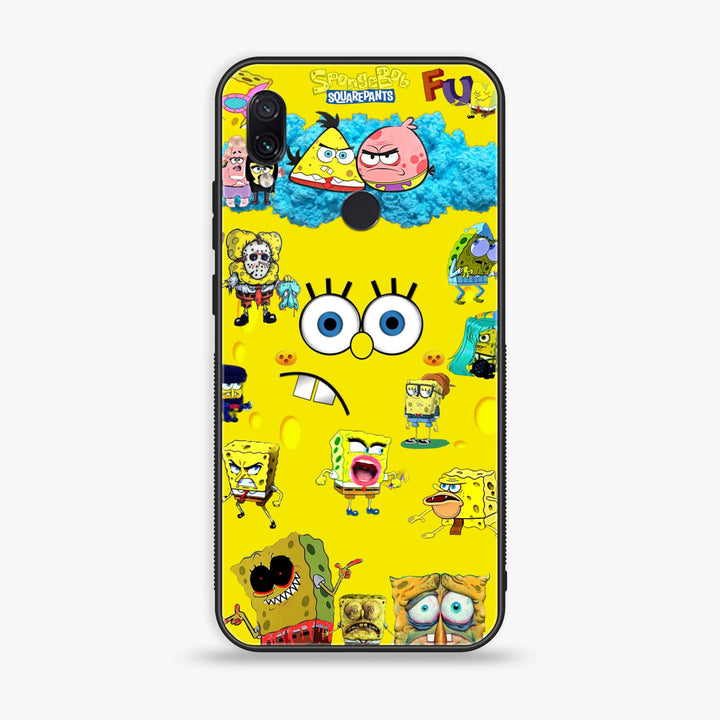 Xiaomi Redmi Note 7 - Cute Emoji -  Premium Printed Metal soft Bumper shock Proof Case