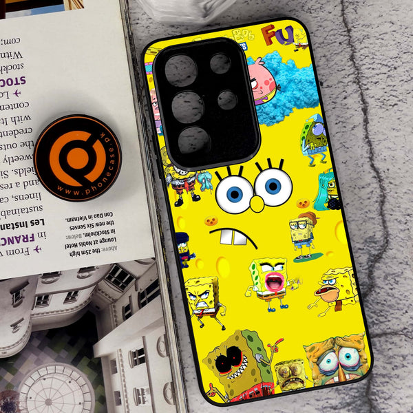 Vivo Y29 4G -  Cute Emoji - Premium Metal Printed soft Bumper Shock Proof Case