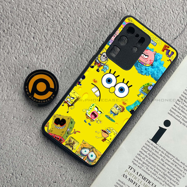 Samsung Galaxy S20 Ultra - Cute Emoji - Premium Metal  Printed soft Bumper shock Proof Case