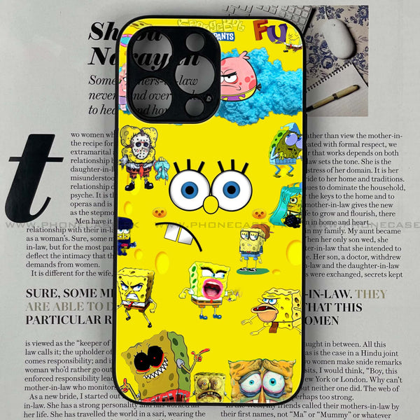 iPhone 15 Pro Max - Cute Emoji - Premium Printed Glass soft Bumper shock Proof Case