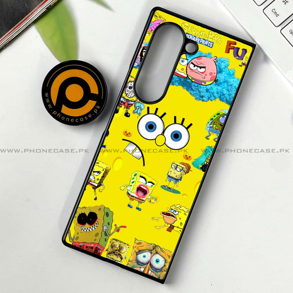 Samsung Galaxy Z Fold 6 - Cute Emoji -  Premium Printed Metal soft Bumper shock Proof Case