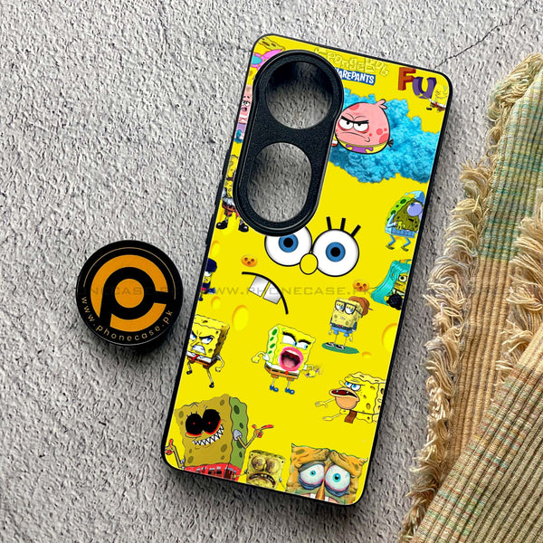 Vivo V40 Pro - Cute Emoji - Premium Metal Printed soft Bumper shock Proof Case