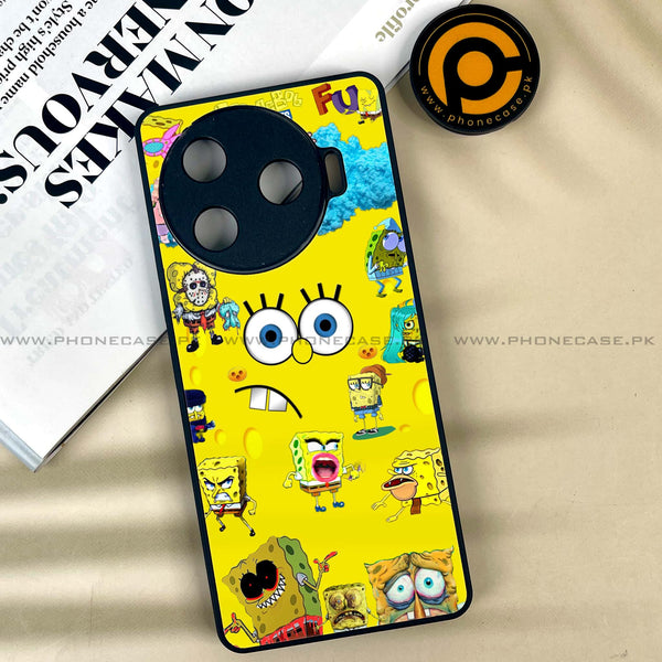 Tecno Camon 30 Pro 5G - Cute Emoji -  Premium Printed Metal soft Bumper shock Proof Case