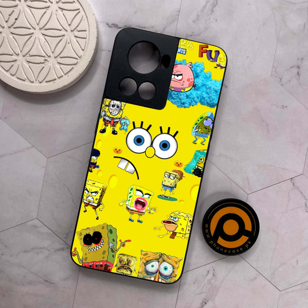 OnePlus 10R -  Cute Emoji - Premium Metal Printed soft Bumper shock Proof Case