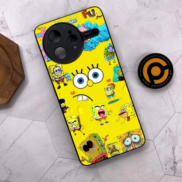 Xiaomi Poco F7 Ultra 5G - Cute Emoji - Premium Metal Printed soft Bumper shock Proof Case