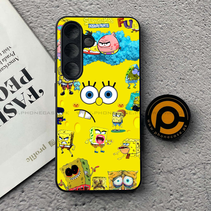 Samsung Galaxy S25 - Cute Emoji - Premium Metal Printed soft Bumper shock Proof Case