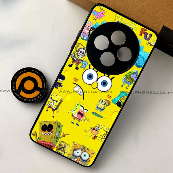 Oppo Reno 12F 4G - Cute Emoji - Premium Printed Glass soft Bumper shock Proof Case