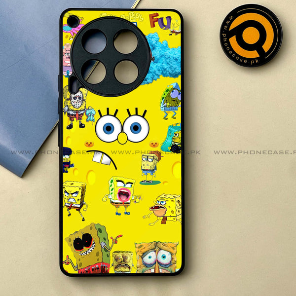 Tecno Camon 30 - Cute Emoji -  Premium Printed Metal soft Bumper shock Proof Case