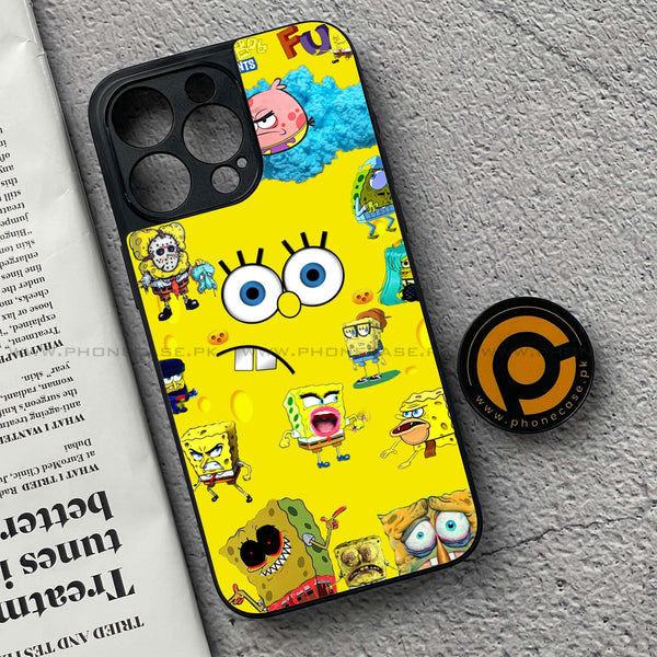 iPhone 15 Pro Max - Cute Emoji - Premium Metal Printed soft Bumper shock Proof Case