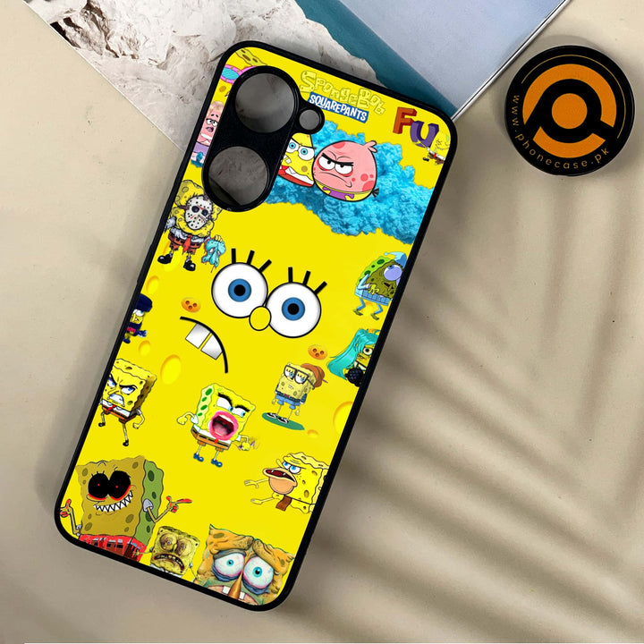 Vivo Y03 / Y18 / Y03T- Cute Emoji -  Premium Printed Metal soft Bumper shock Proof Case  CS-33643