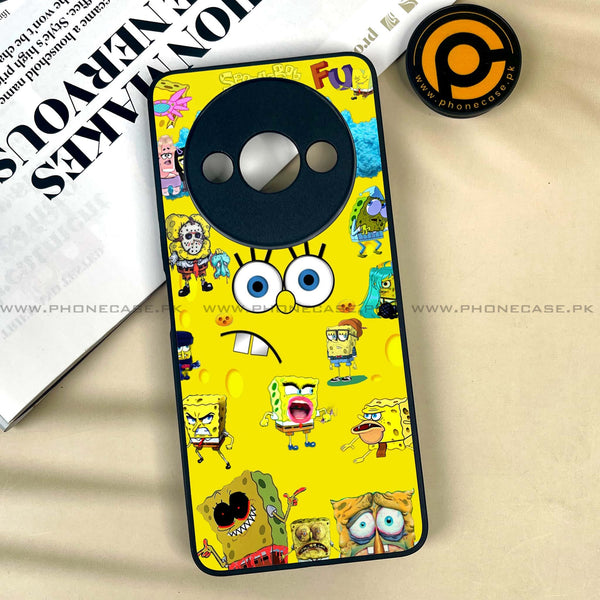 Xiaomi Redmi A3x - Cute Emoji -  Premium Printed Metal soft Bumper shock Proof Case