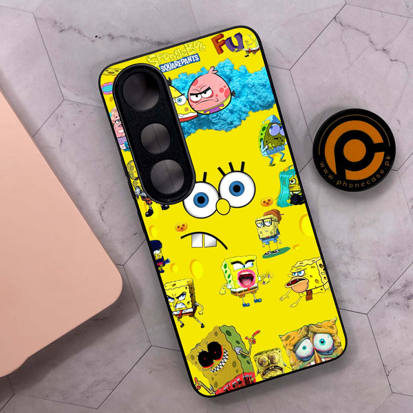 Vivo V50 Lite - Cute Emoji - Premium Metal Printed soft Bumper shock Proof Case