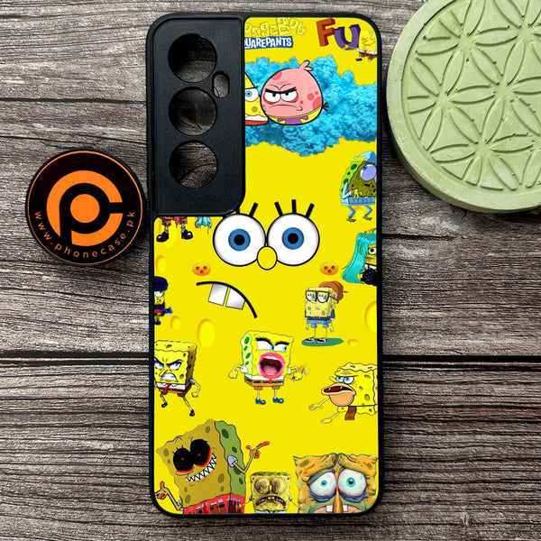 Realme C65  - Cute Emoji - Premium Metal Printed soft Bumper shock Proof Case