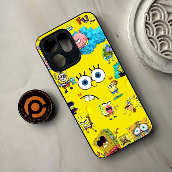 Oppo Reno 14F -  Cute Emoji - Premium Metal Printed Soft Bumper Shockproof Case