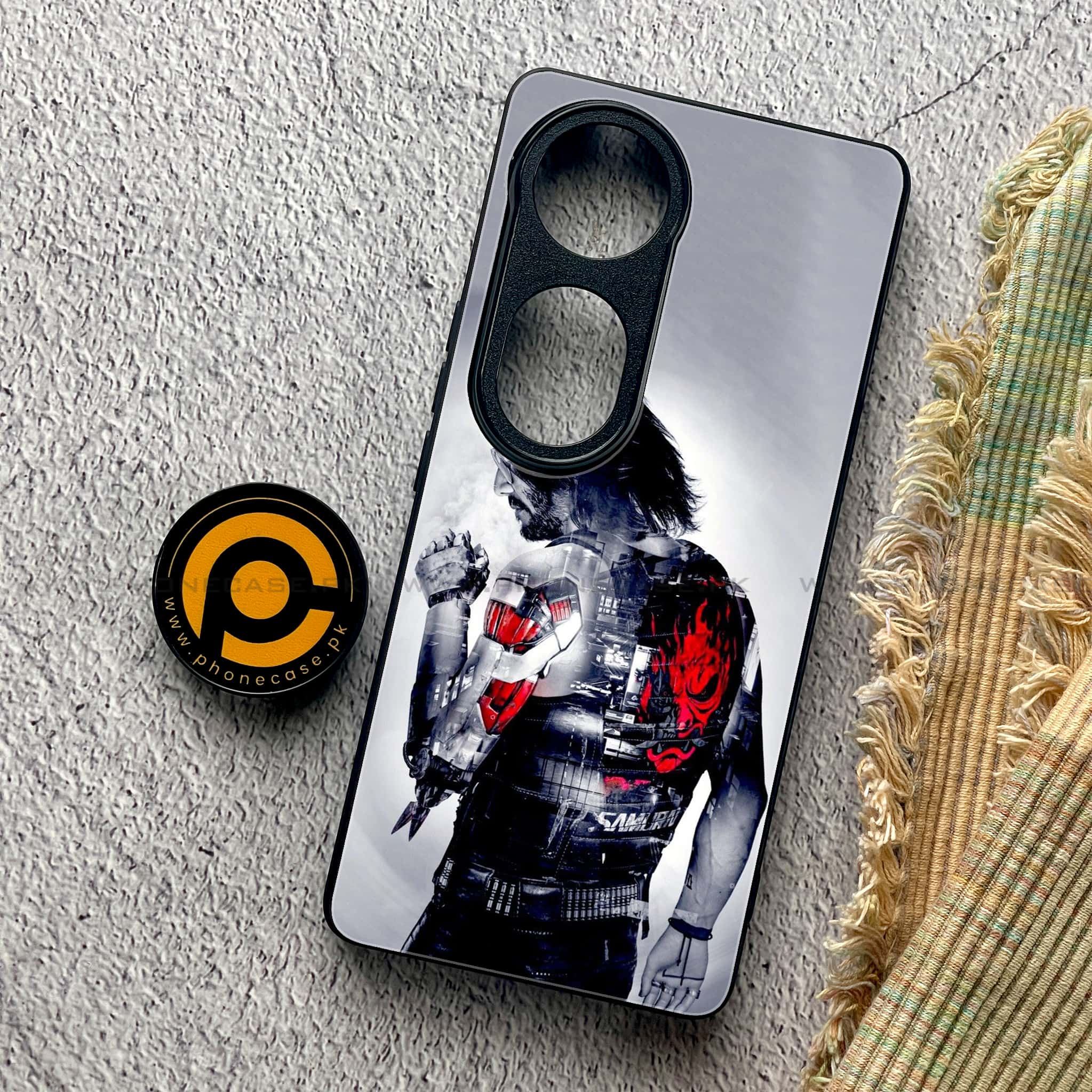 Vivo S19 Pro - Cybernetic Warrior Series - Premium Metal Printed soft Bumper shock Proof Case