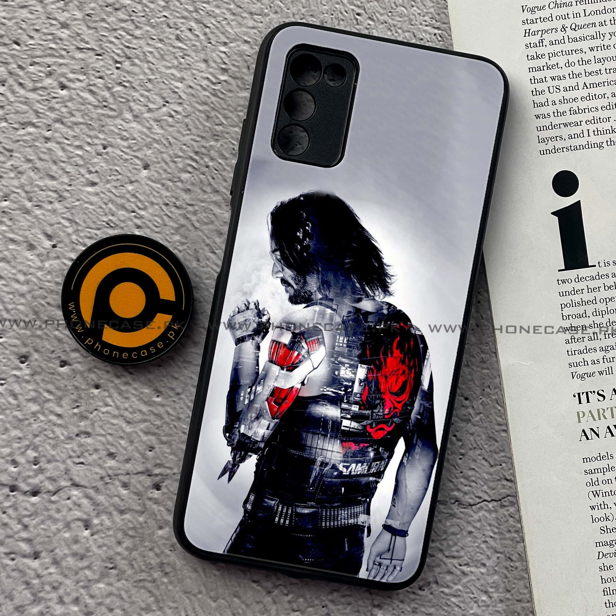 Samsung Galaxy A02s - Cybernetic Warrior Series - Premium Printed Metal soft Bumper shock Proof Case