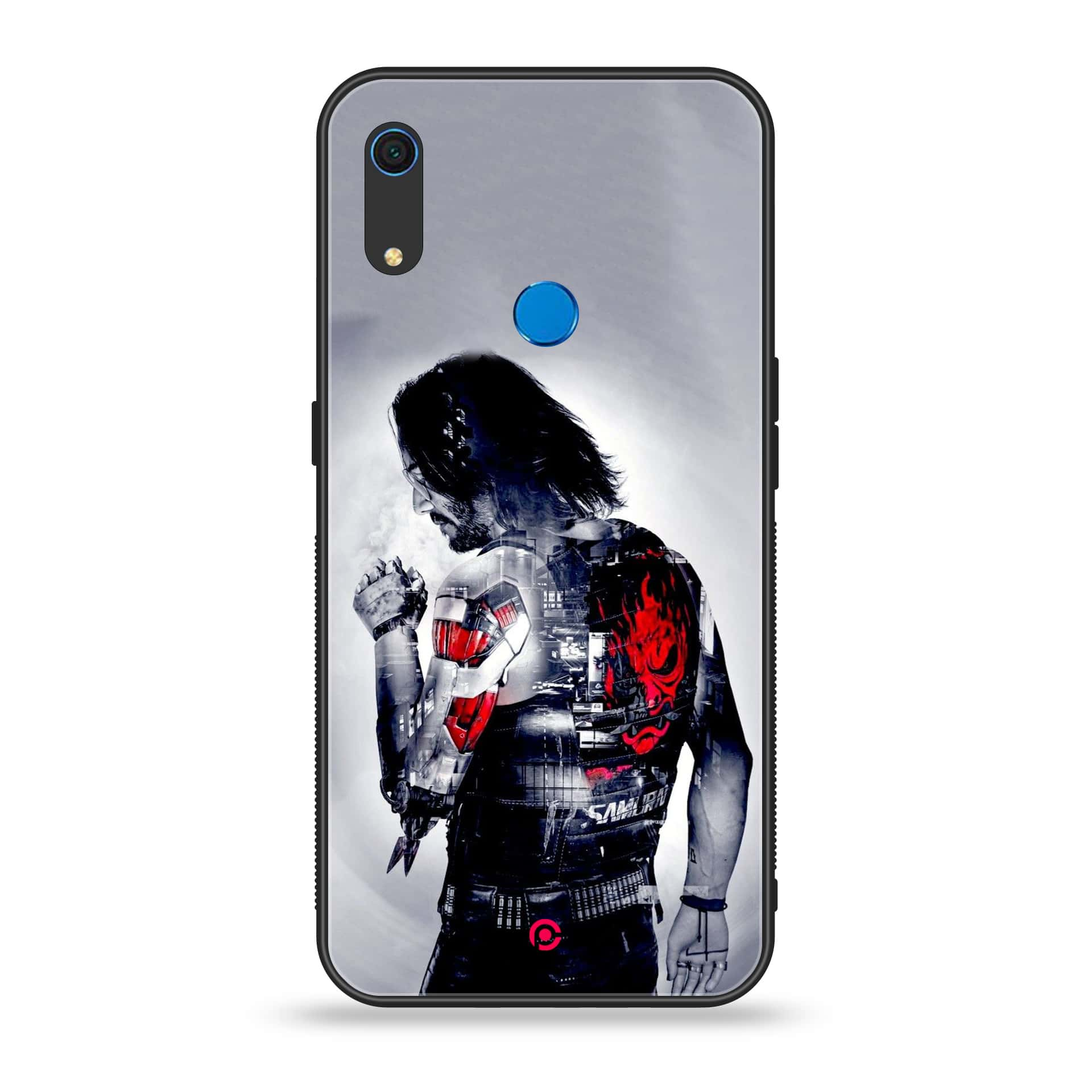 Huawei Y6s - Cybernetic Warrior Series - Premium Printed Metal soft Bumper shock Proof Case