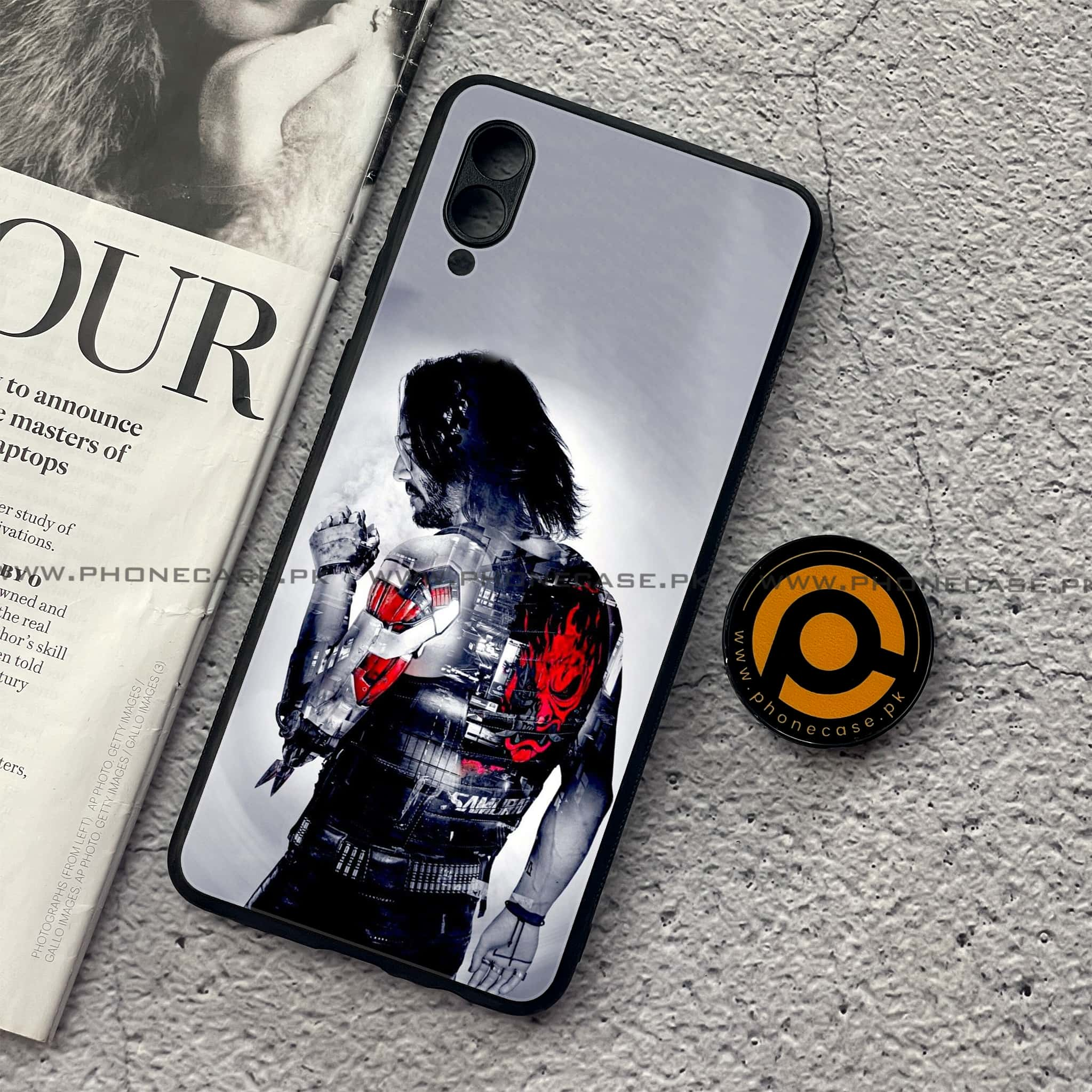 Samsung Galaxy A02 - Cybernetic Warrior Series - Premium Printed Metal soft Bumper shock Proof Case