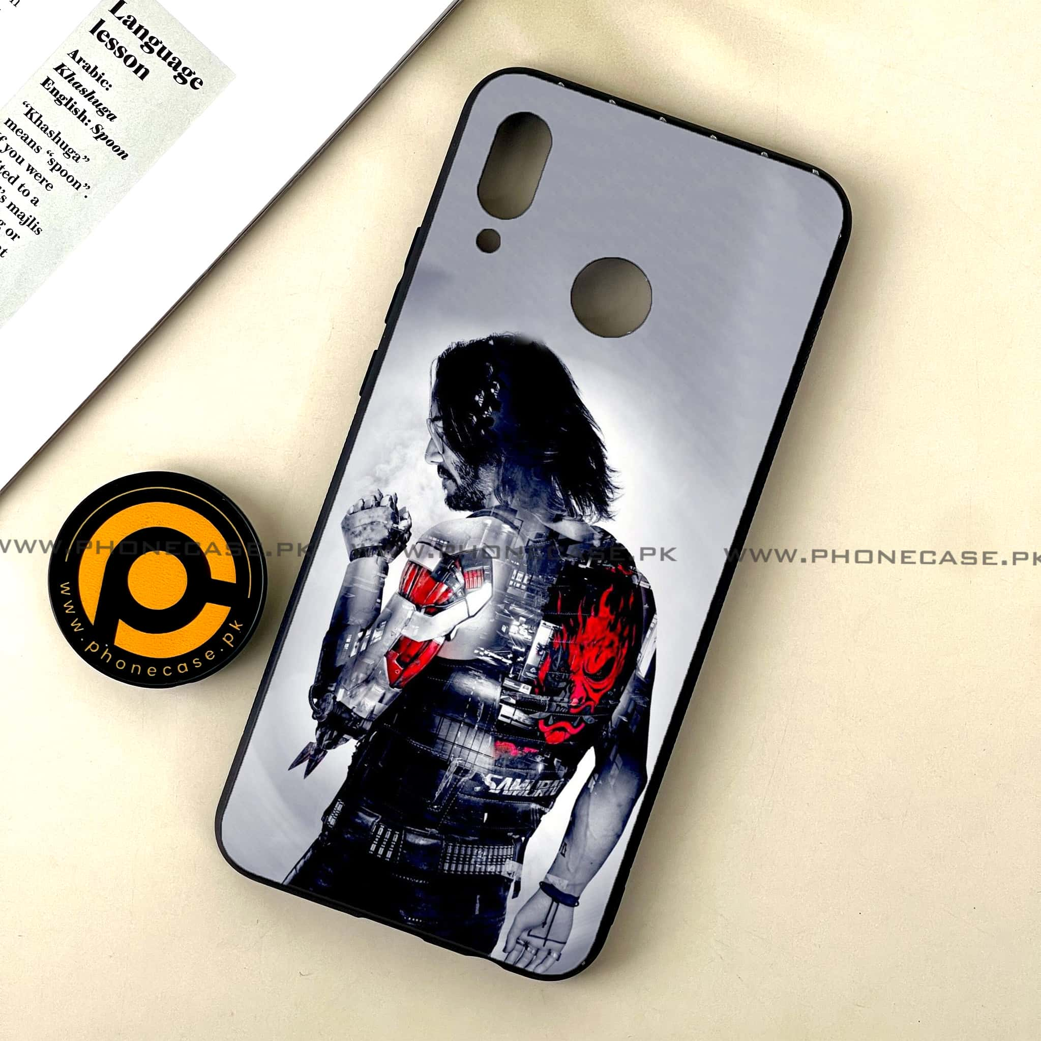 Huawei Nova 3 - Cybernetic Warrior Series - Premium Printed Glass soft Bumper shock Proof Case