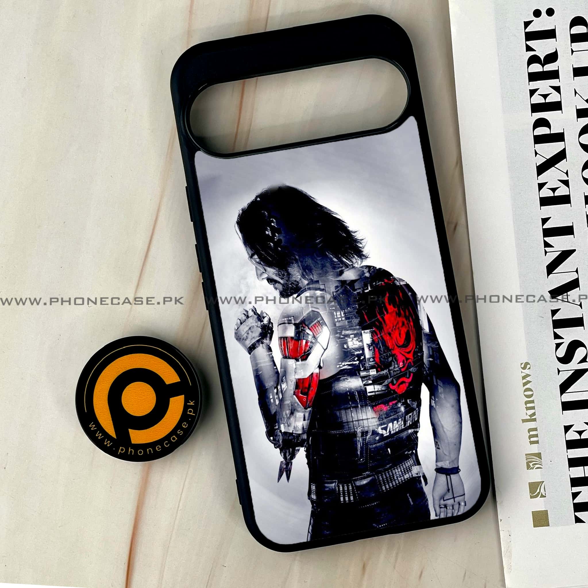 Google Pixel 9 Pro XL - Cybernetic Warrior Series - Premium Metal Printed soft Bumper Shock Proof Case