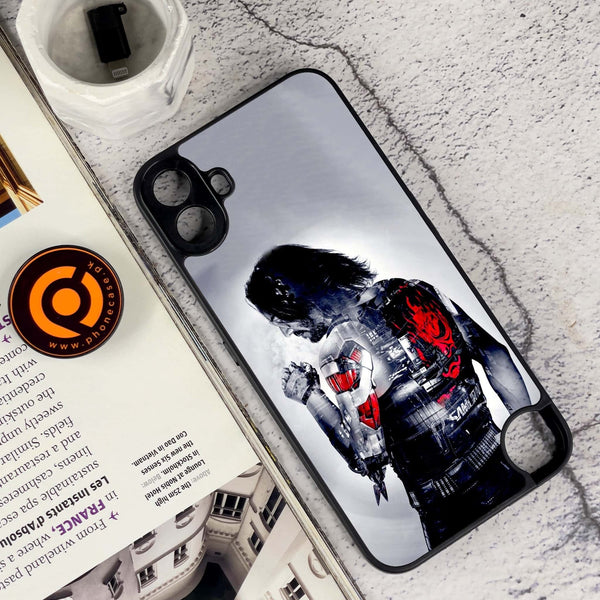 Nothing CMF Phone 1 - Cybernetic Warrior Series - Premium Metal Printed soft Bumper Shock Proof Case