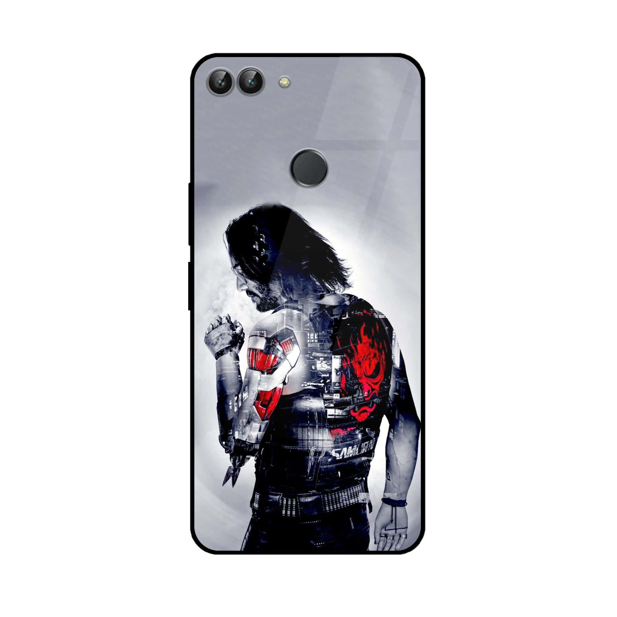 Huawei P Smart - Cybernetic Warrior Series - Premium Printed Glass soft Bumper shock Proof Case