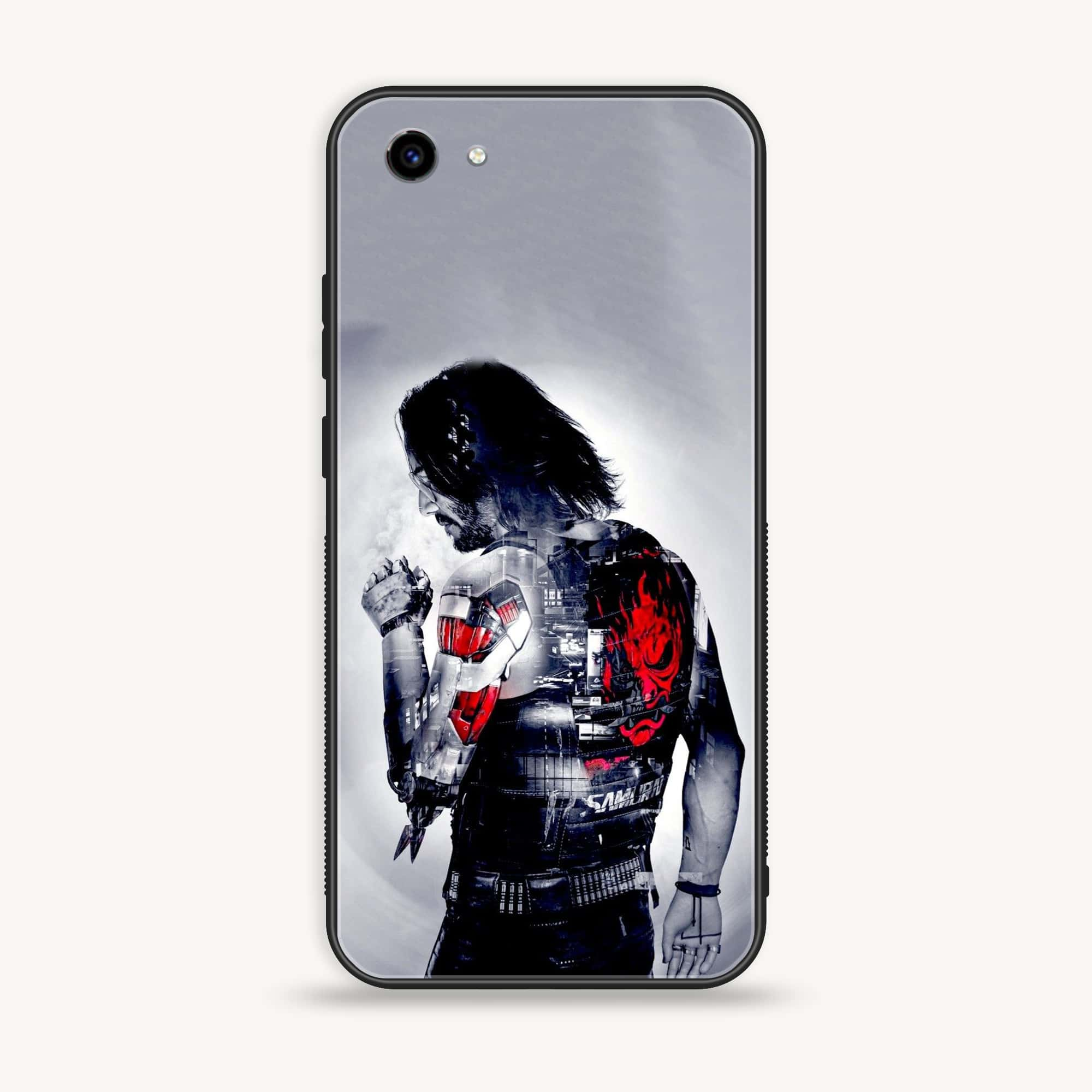 Vivo Y83 - Cybernetic Warrior Series - Premium Printed Glass soft Bumper shock Proof Case