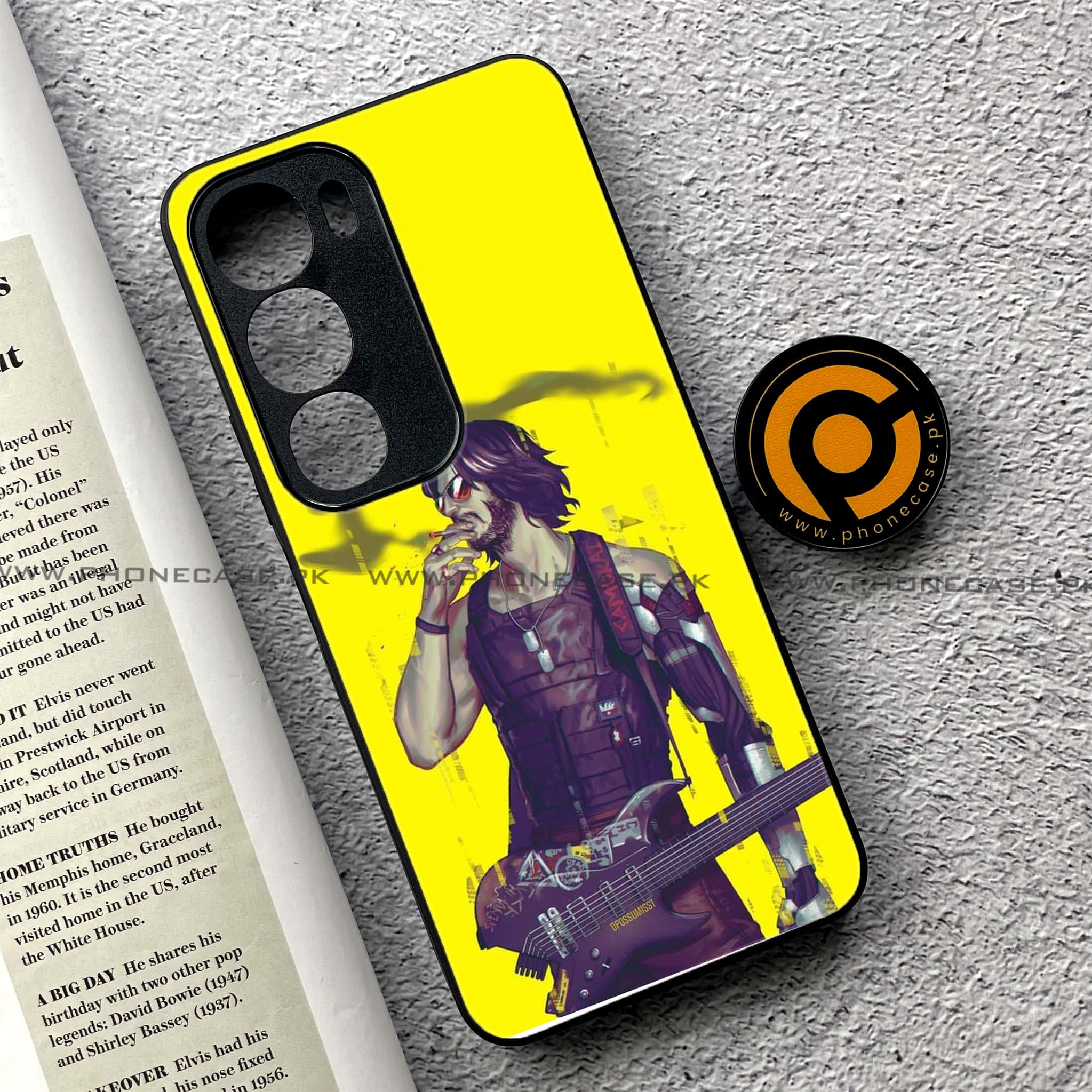 Vivo Y19s Pro - Cybernetic Warrior Series - Premium Metal Printed soft Bumper shock Proof Case