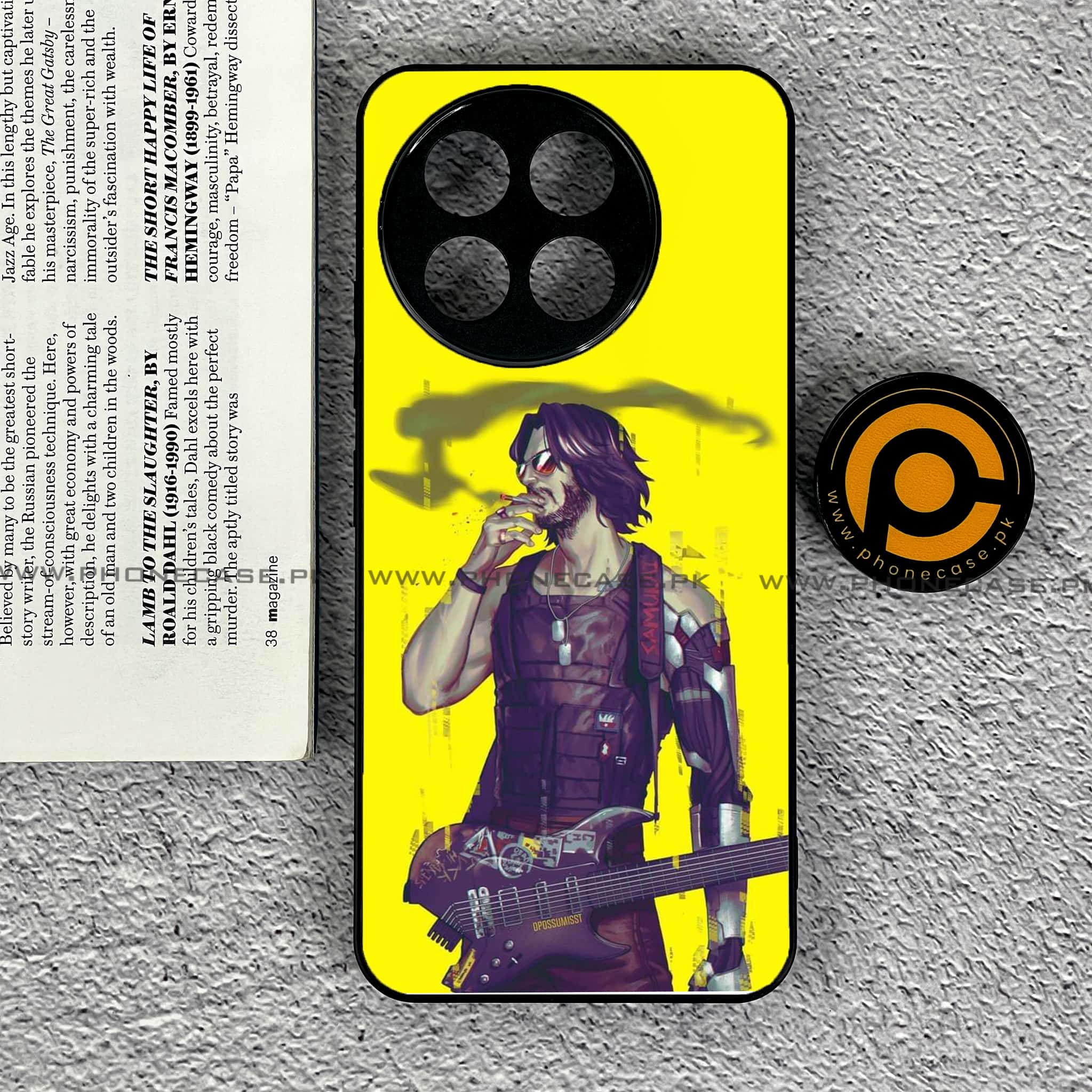 OnePlus 13R - Cybernetic Warrior Series - Premium Printed Glass soft Bumper shock Proof Case
