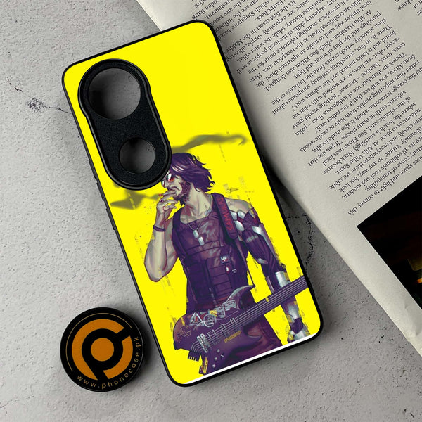 Vivo V50 - Cybernetic Warrior Series - Premium Metal Printed Soft Bumper Shockproof Case