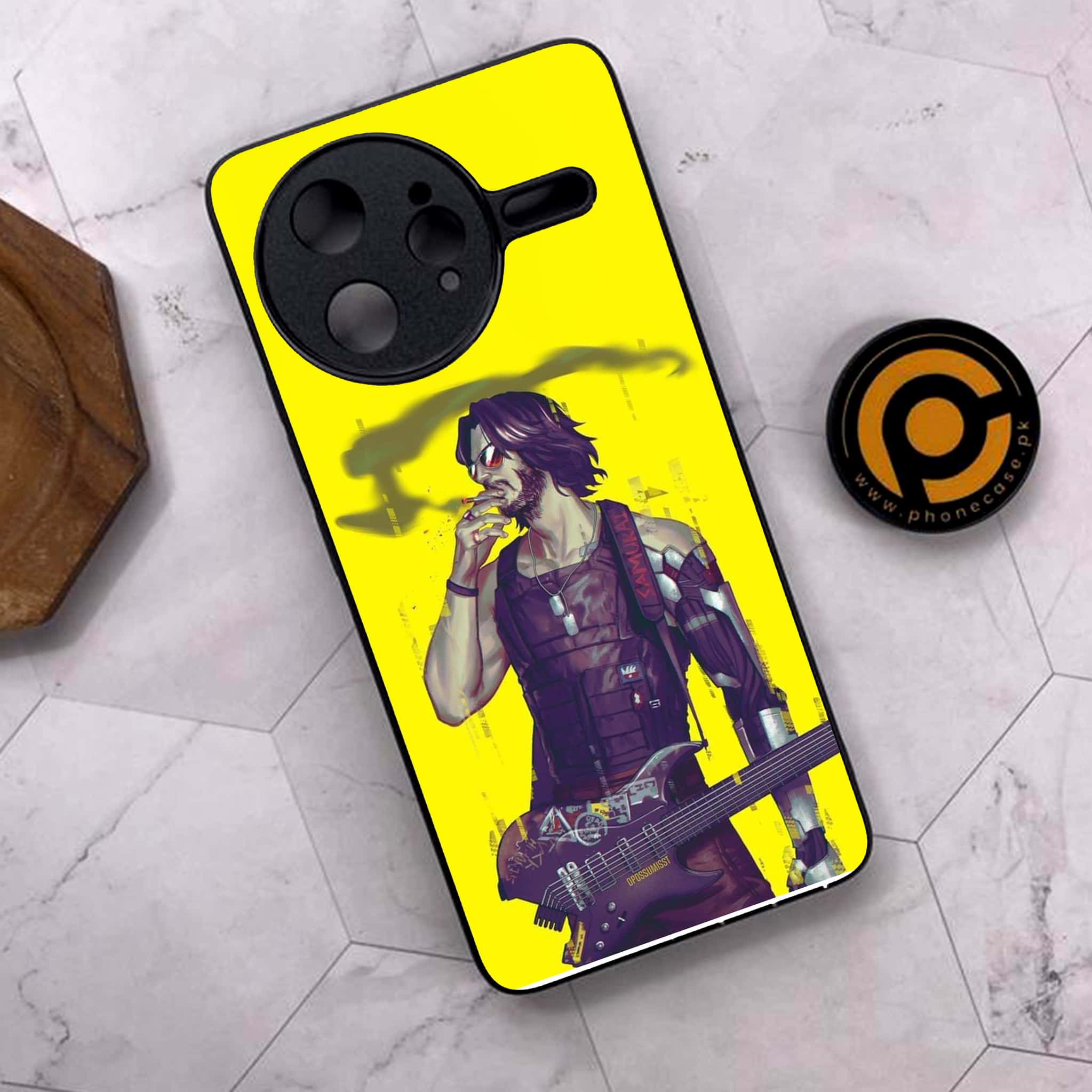 Xiaomi Poco F7 Ultra 5G - Cybernetic Warrior Series - Premium Metal Printed soft Bumper shock Proof Case