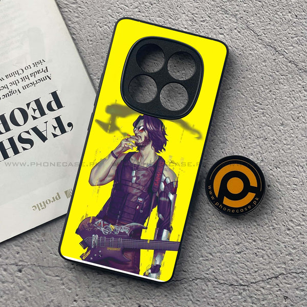 Redmi Note 14 Pro Plus 5G - Cybernetic Warrior Series - Premium Printed Glass soft Bumper shock Proof Case