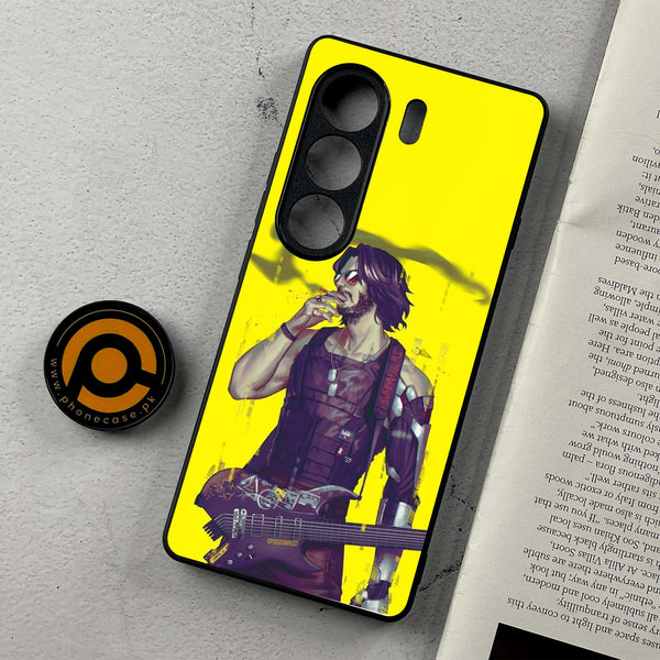 Tecno Camon 40 - Cybernetic Warrior Series - Premium Metal Printed Soft Bumper Shockproof Case