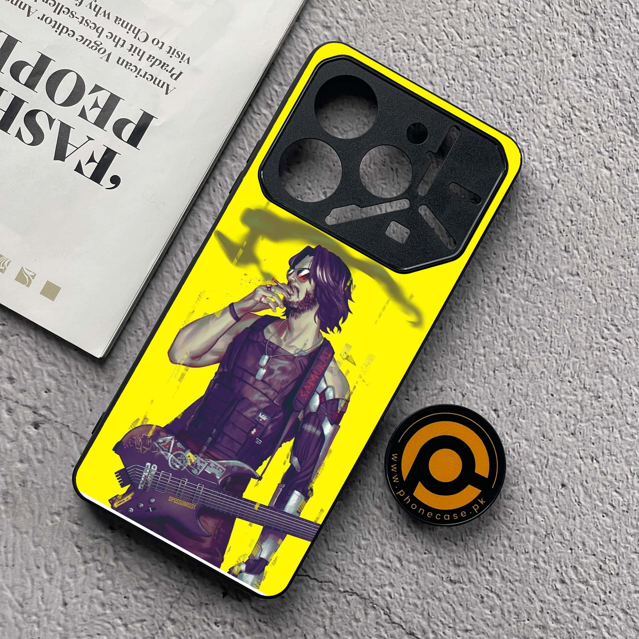 Tecno Pova 6 Neo - Cybernetic Warrior Series - Premium Metal  Printed soft Bumper shock Proof Case