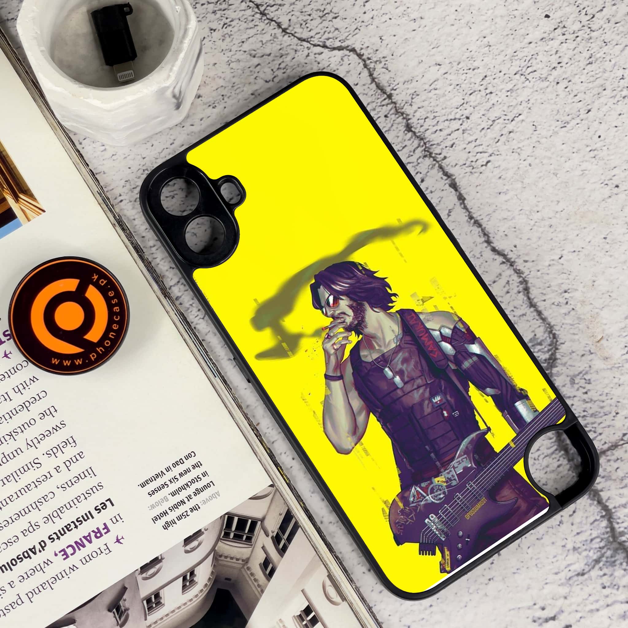 Nothing CMF Phone 1 - Cybernetic Warrior Series - Premium Metal Printed soft Bumper Shock Proof Case
