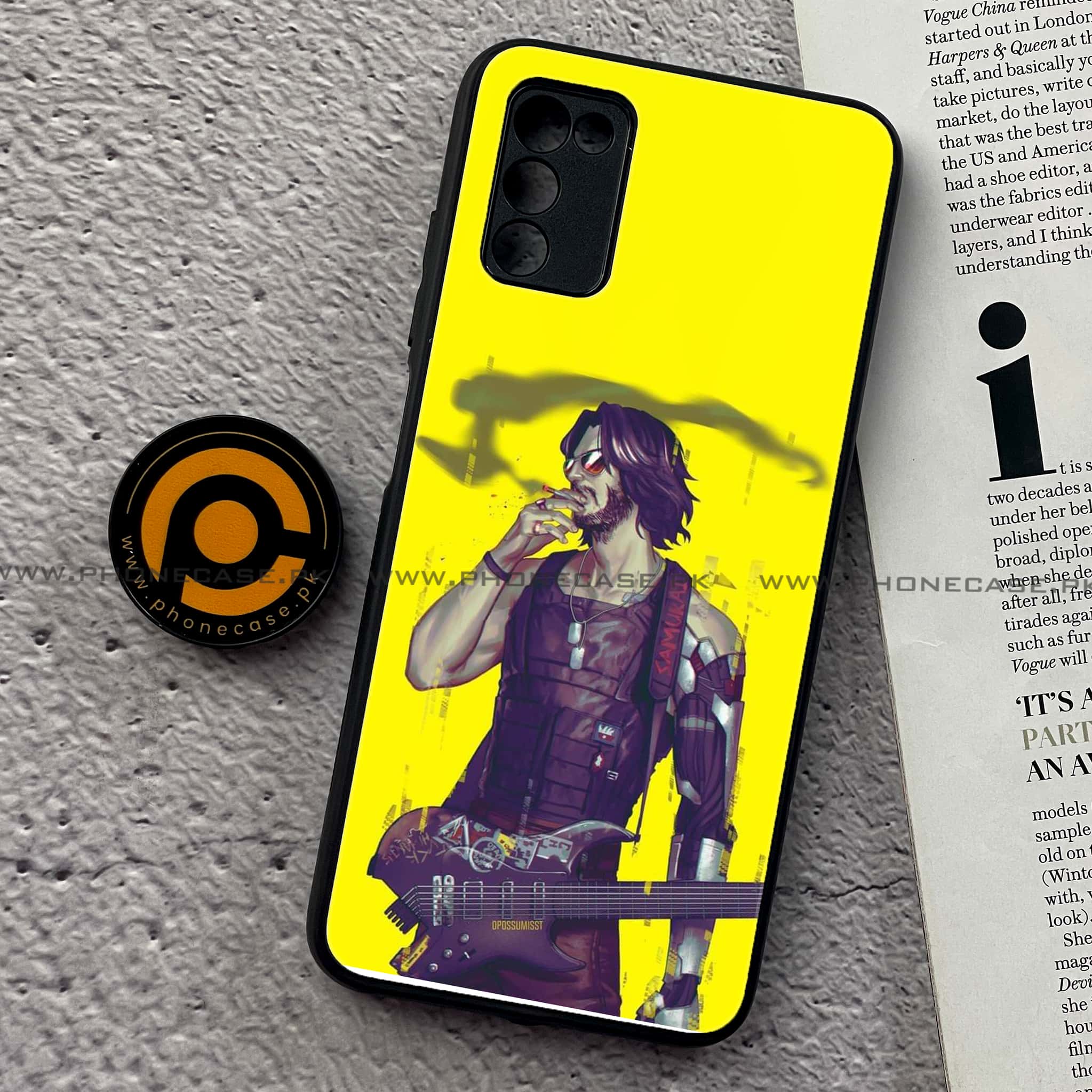 Samsung Galaxy A02s - Cybernetic Warrior Series - Premium Printed Metal soft Bumper shock Proof Case