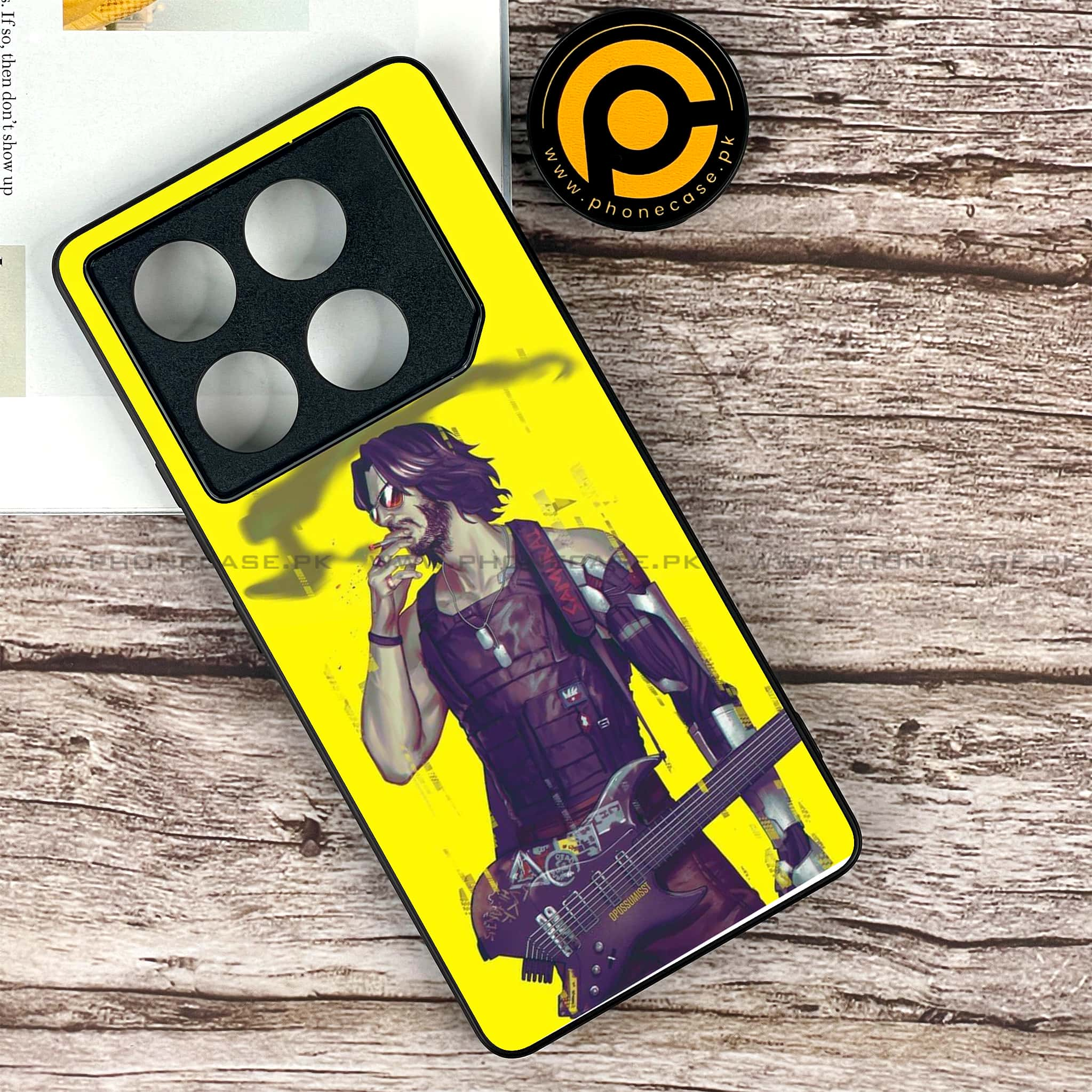 Infinix GT 20 Pro - Cybernetic Warrior Series - Premium Printed Glass soft Bumper shock Proof Case